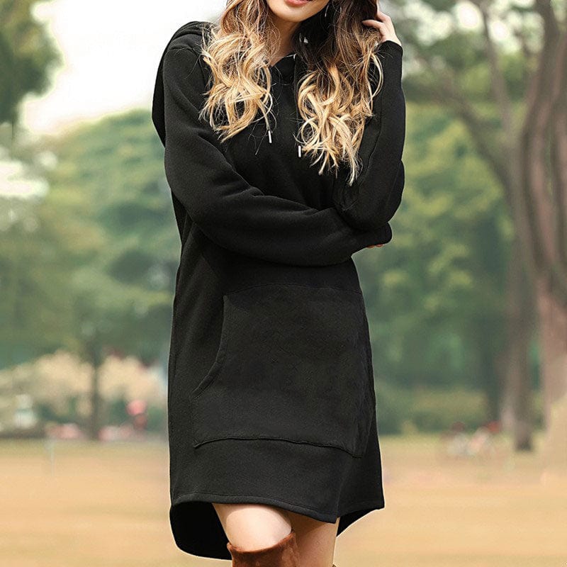 Cap Point Black / S Karleen Fashion Hoodies Big Pocket Sweatshirt Oversized Pullover