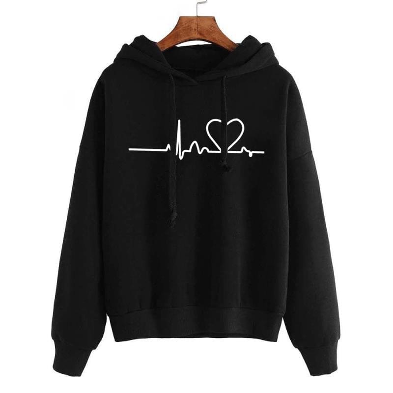 Cap Point Black / S Melanie Spring Winter Long Sleeve Pullover Hoodies