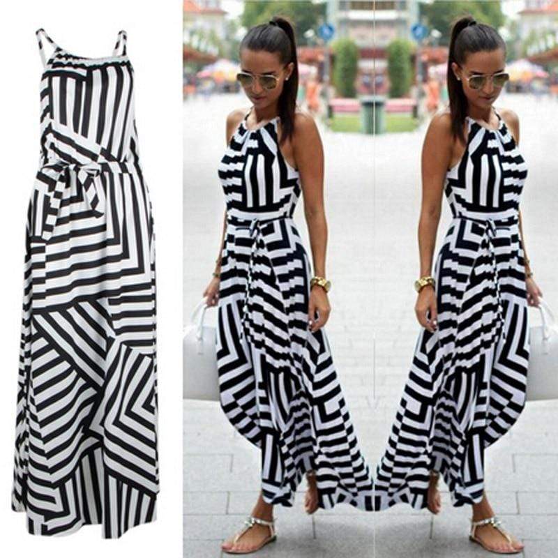Cap Point black / S New Fashion Summer Maxi Long Dress