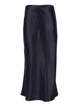 Load image into Gallery viewer, Cap Point Black / S Perline High Waisted Satin Office Ladies Maxi Skirt
