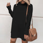 Cap Point black / S Relaxed Loose Long Sleeve Sweatshirt Dress
