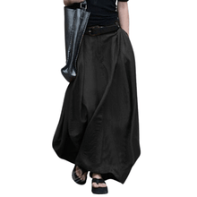 Load image into Gallery viewer, Cap Point black / S Vintage high waist lined skirt

