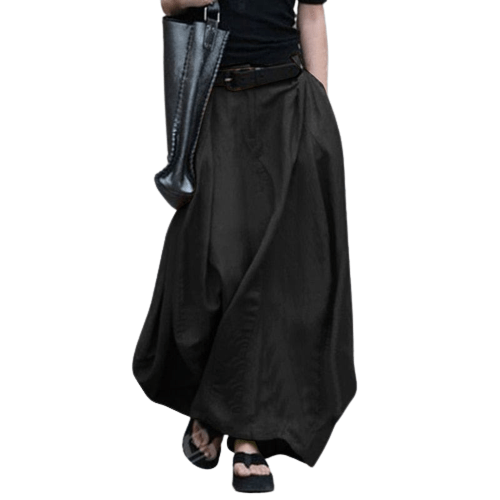 Cap Point black / S Vintage high waist lined skirt