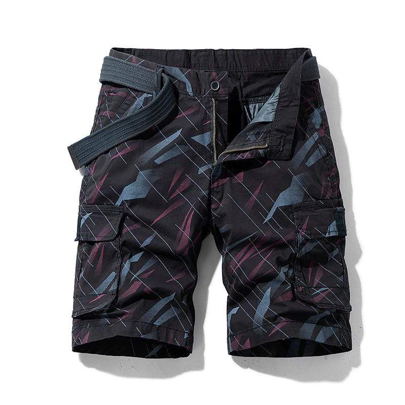 Cap Point Black stripes / 29 Men Cargo Camouflage Short