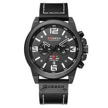 Load image into Gallery viewer, Cap Point black Top Brand Luxury Waterproof Sport Wrist Watch Chronograph Mens Watch
