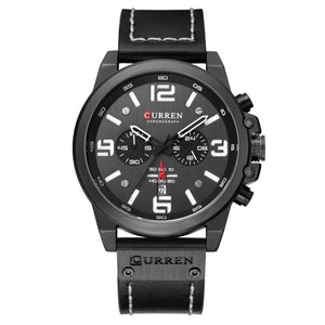 Cap Point black Top Brand Luxury Waterproof Sport Wrist Watch Chronograph Mens Watch
