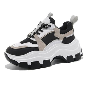Cap Point black white / 5 Mira Height Increasing Chunky Breathable sneakers