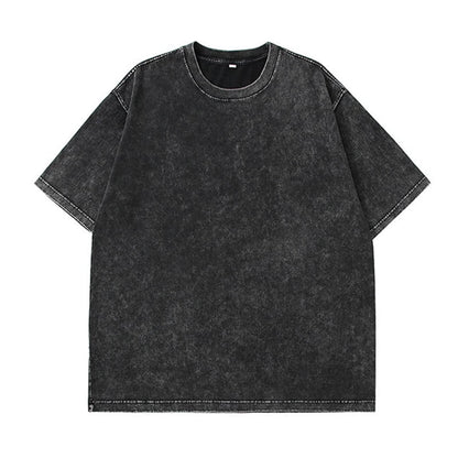 Cap Point Black / XXL Aimee Vintage Cotton Streetwear T-shirt