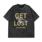 Cap Point Black14 / M Aimee Vintage Cotton Streetwear T-shirt