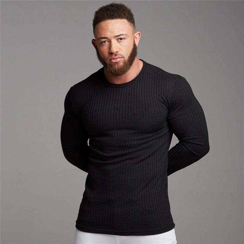 Cap Point black24 / M Fashion Turtleneck Mens Thin Sweater