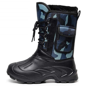 Cap Point Blue 1 / 6 Men's non-slip furry snow boots
