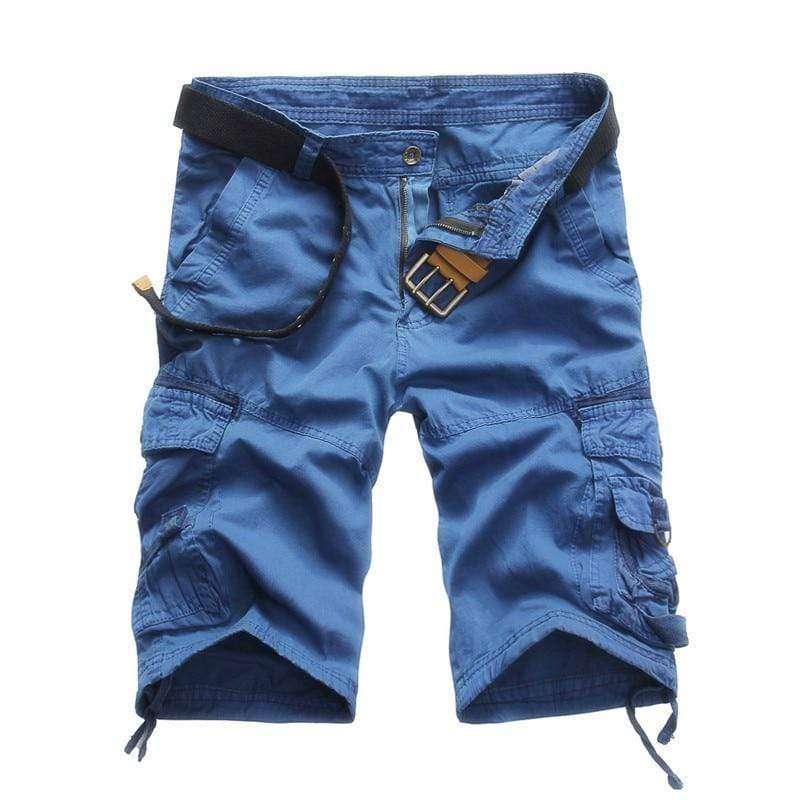 Cap Point blue / 29 Men Cargo Camouflage Short