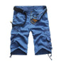 Cap Point blue / 29 Men Cargo Camouflage Short