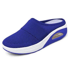 Load image into Gallery viewer, Cap Point blue / 5 Janice Comfort Women&#39;s Breathable Mesh Platform Summer Shoes
