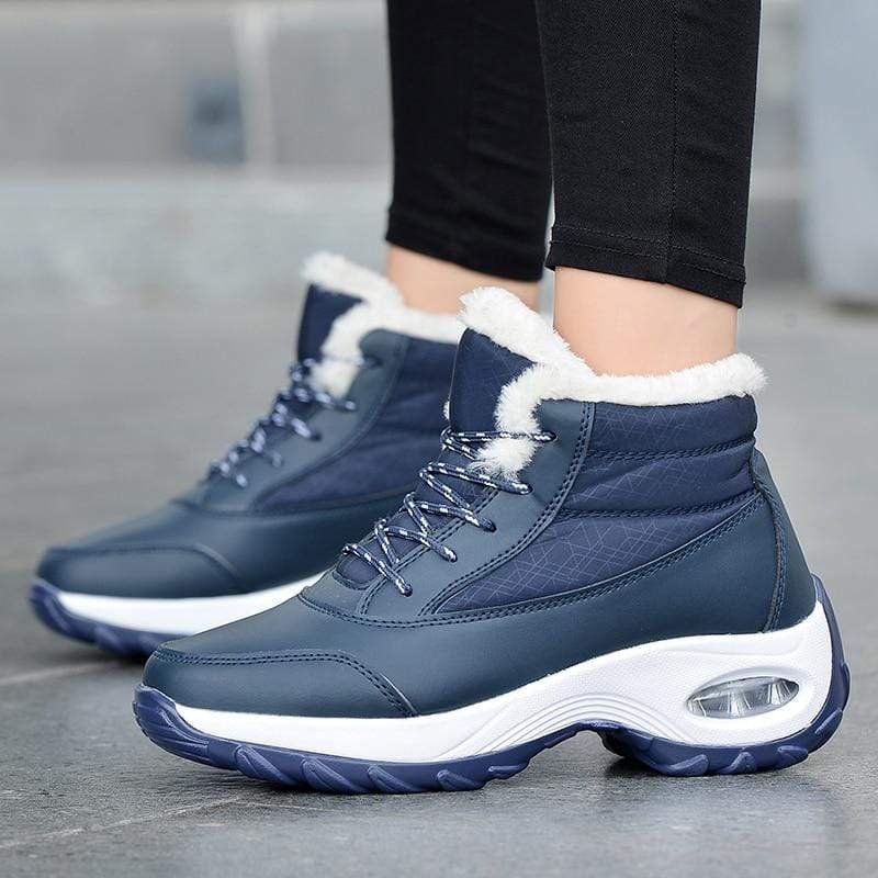 Cap Point Blue / 5 Winter Women's Vulcanize  Breathable Casual Running Sneakers