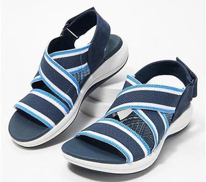 Cap Point Blue / 6 Women's Summer Open Toe Non-Slip Platform Sandals