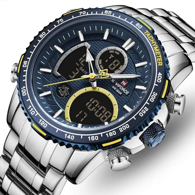 Cap Point Blue Blue Steel Men Watch