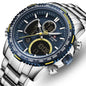Cap Point Blue Blue Steel Men Watch