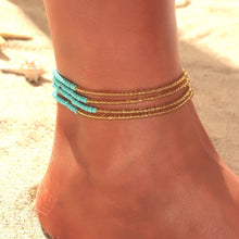Load image into Gallery viewer, Cap Point Blue brown / One size Charlene Beads Waistchain Ankle Bracelet
