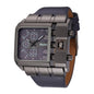 Cap Point Blue Gauthier Square Dial Wide Strap Wristwatch