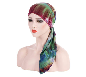 Cap Point Blue green / One size fits all Barbara Fashion Print Headscarf
