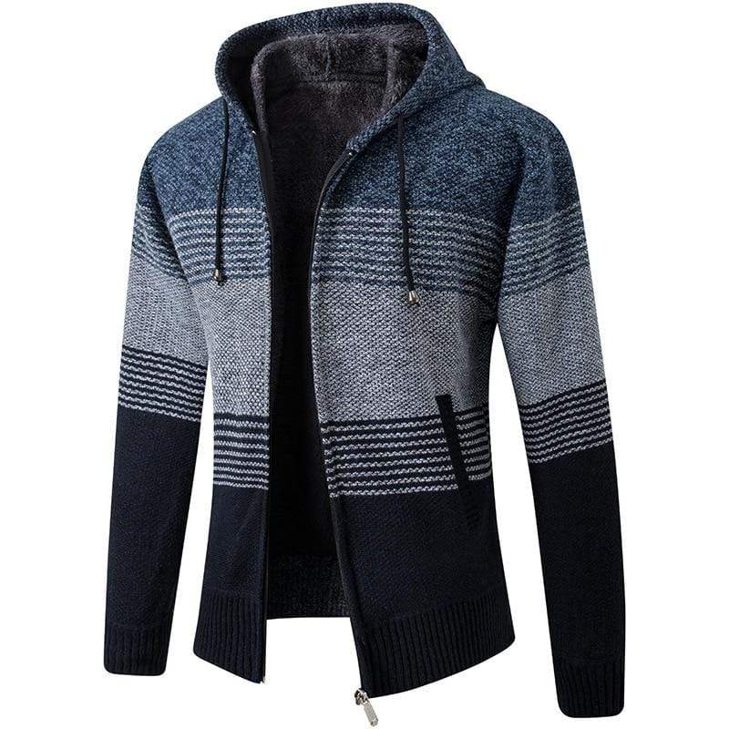 Cap Point Blue / M Josh Men's Sweater Coat