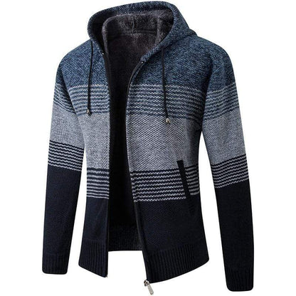 Cap Point Blue / M Josh Men's Sweater Coat