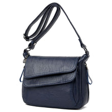 Load image into Gallery viewer, Cap Point Blue / One size Denise Soft Leather Shoulder Crossbody Luxury Purse Handbag
