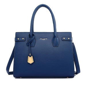 Cap Point Blue / One size New Luxury Leather HandbBag