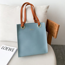 Load image into Gallery viewer, Cap Point Blue PU Leather Shoulder Fashion Bag
