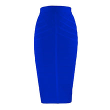 Load image into Gallery viewer, Cap Point Blue / S Belline Bandage Vintage Summer Midi Skirt
