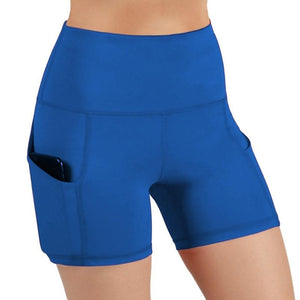 Cap Point Blue / S High Waist  Running Shorts