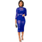 Cap Point Blue / S Raissa See Through Mesh Short Mini Dress