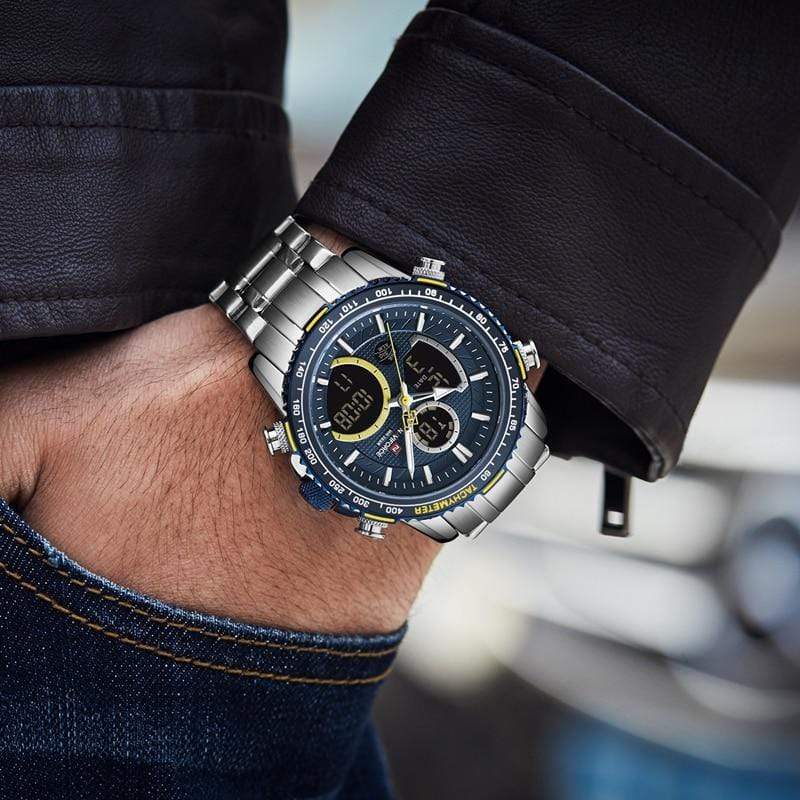 Cap Point Blue Steel Men Watch