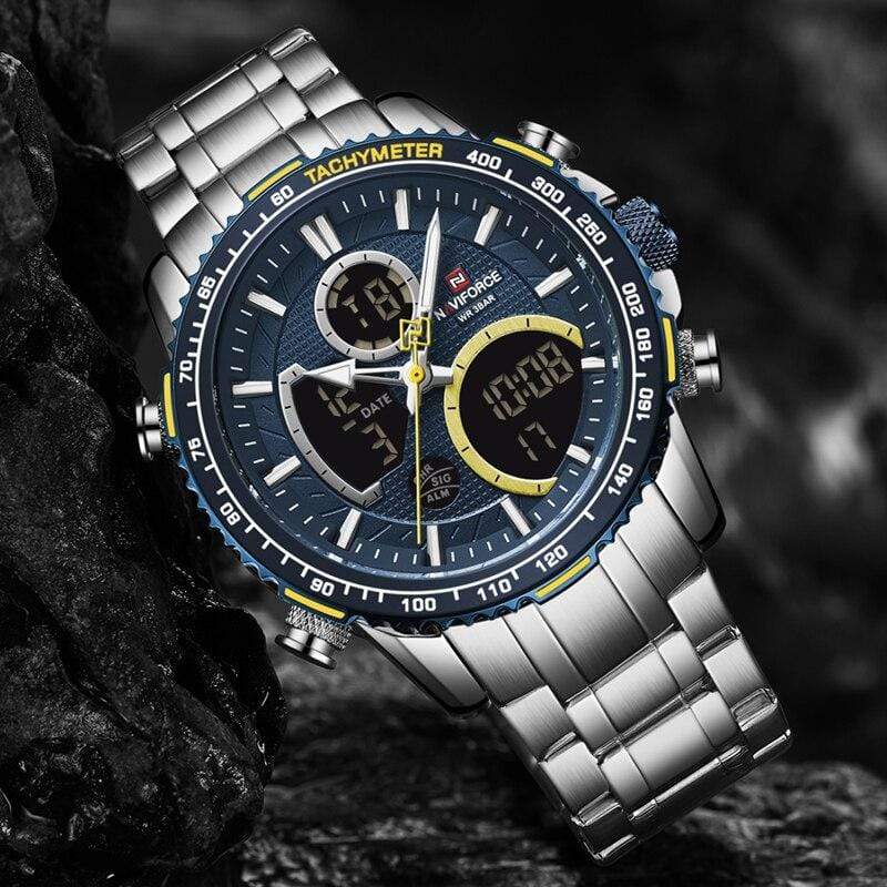 Cap Point Blue Steel Men Watch