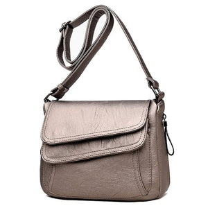Cap Point Bronze / One size Denise Soft Leather Shoulder Crossbody Luxury Purse Handbag