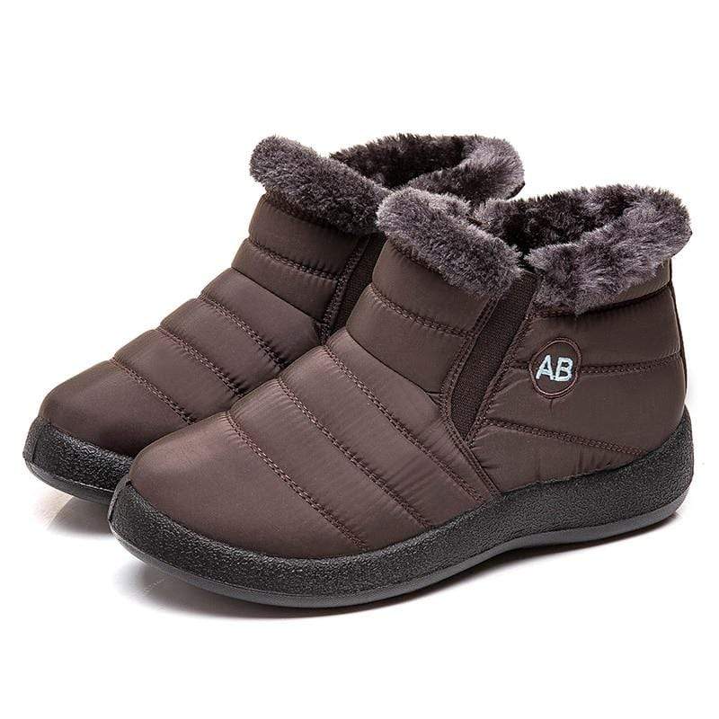 Cap Point Brown 1 / 5 Women Waterproof Snow Boots