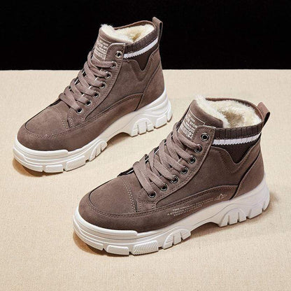 Cap Point Brown / 6 Ladies Casual Platform Snow Boots  Fashion Sneakers