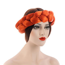 Load image into Gallery viewer, Cap Point Brown Fashionable Elastic Hair Band Turban
