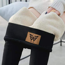 Load image into Gallery viewer, Cap Point Butterfly Black / S Winter Hight Waist  Stretchy Leggings
