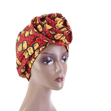 Load image into Gallery viewer, Cap Point Candy red yellow African Print Stretch Bandana
