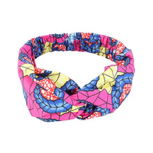 Load image into Gallery viewer, Cap Point Cap Hot pink African Print Stretch Bandana
