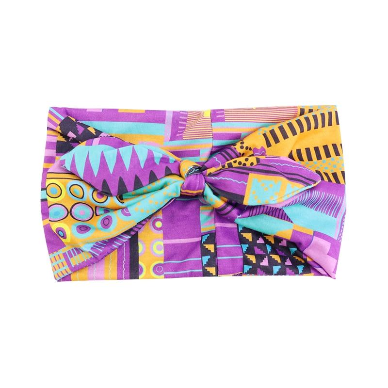 Cap Point Cap Purple African Print Stretch Bandana