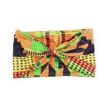 Load image into Gallery viewer, Cap Point Cap yellow African Print Stretch Bandana
