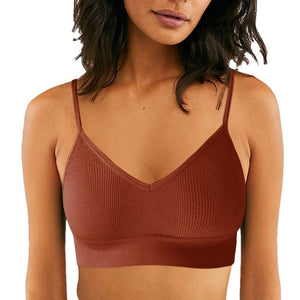 Cap Point caramel / One Size Off Shoulder Strappy Mesh Summer Crop Top