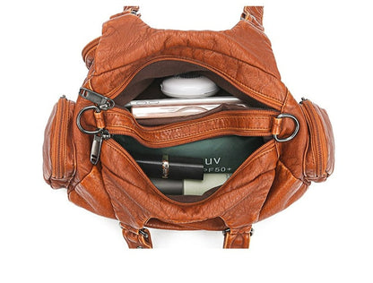 Cap Point Caroline Vintage High Quality Leather Luxury Handbag