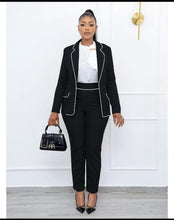 Load image into Gallery viewer, Cap Point Celine Office Lady New slim fit blazer and pencil pants set
