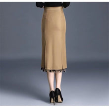 Load image into Gallery viewer, Cap Point Charmaine Irregular Mesh Band Splice High Waist Skirt
