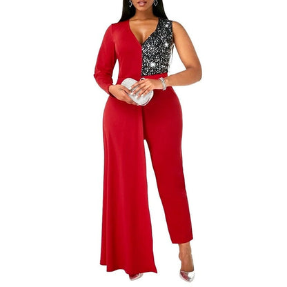 Cap Point Ciaburri Sequin party jumpsuit