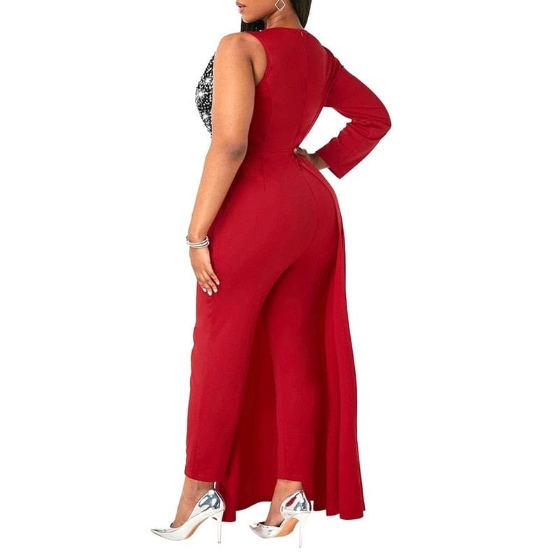 Cap Point Ciaburri Sequin party jumpsuit